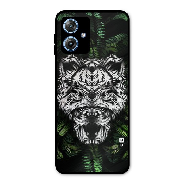 Aztec Art Tiger Metal Back Case for Moto G54