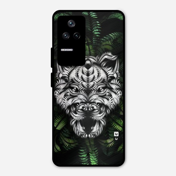 Aztec Art Tiger Metal Back Case for Poco F4 5G