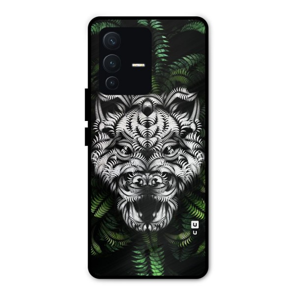 Aztec Art Tiger Metal Back Case for Vivo V23 Pro