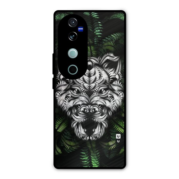 Aztec Art Tiger Metal Back Case for Vivo V40 Pro