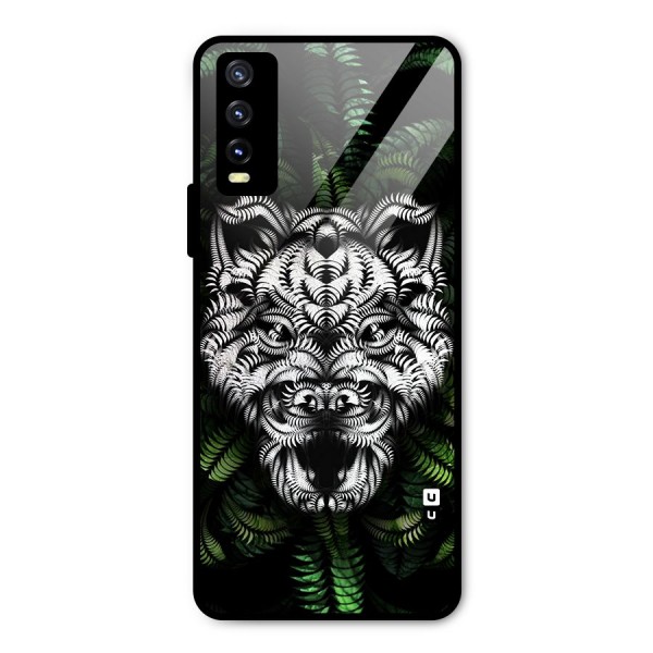 Aztec Art Tiger Metal Back Case for Vivo Y20i