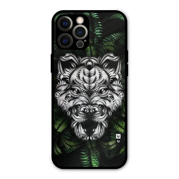 Aztec Art Tiger Metal Back Case for iPhone 12 Pro Max