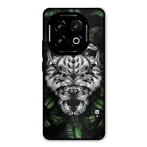 Aztec Art Tiger Metal Back Case for iQOO 13