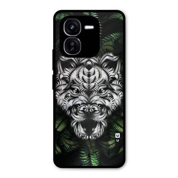 Aztec Art Tiger Metal Back Case for iQOO Z9x