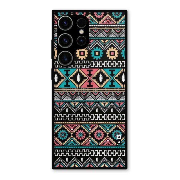 Aztec Beautiful Creativity Metal Back Case for Galaxy S23 Ultra