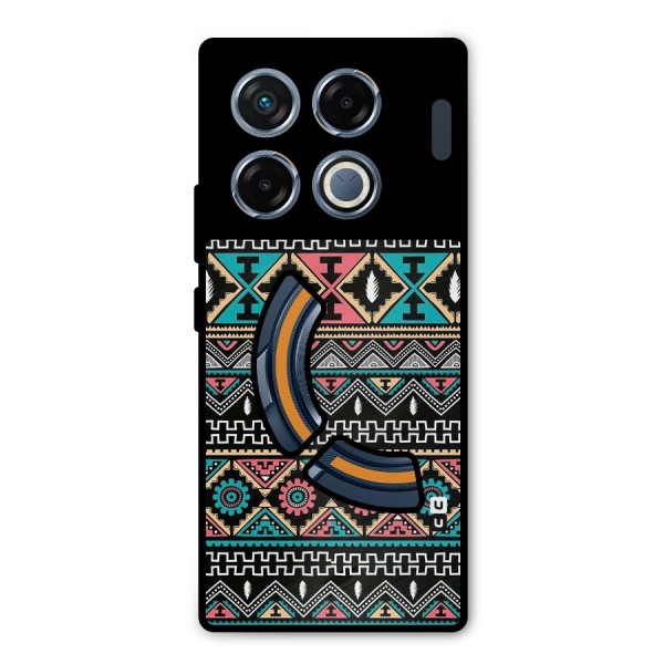 Aztec Beautiful Creativity Metal Back Case for Infinix GT 20 Pro