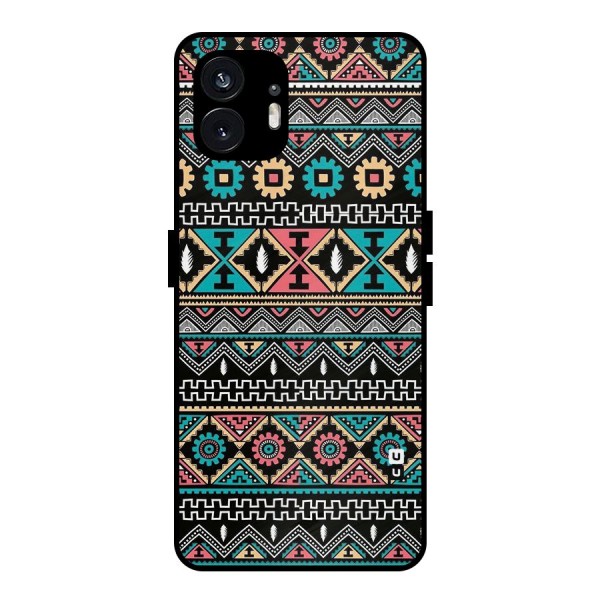 Aztec Beautiful Creativity Metal Back Case for Nothing Phone 2