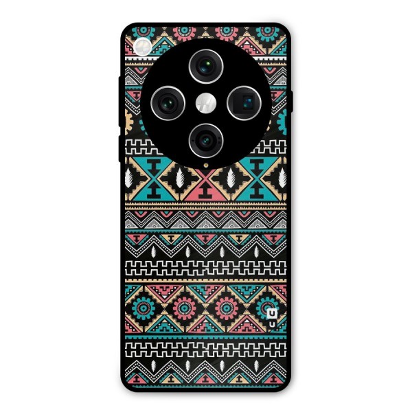 Aztec Beautiful Creativity Metal Back Case for Oppo Find X8 Pro
