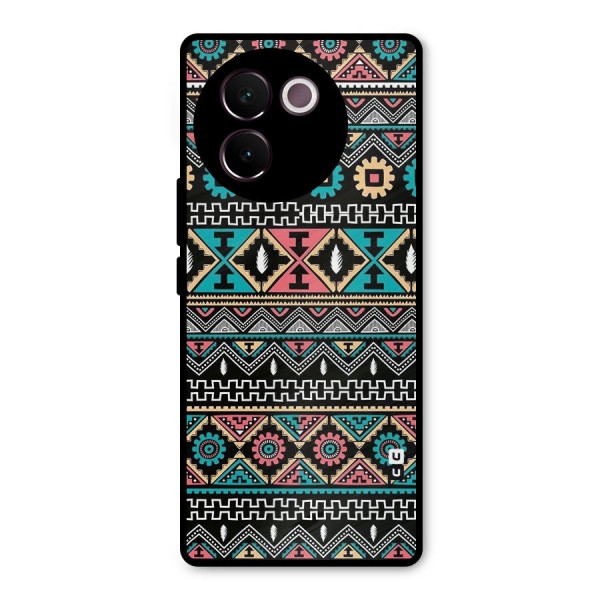 Aztec Beautiful Creativity Metal Back Case for Vivo V30e