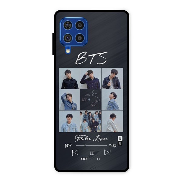 BTS Fake Love Metal Back Case for Galaxy F62
