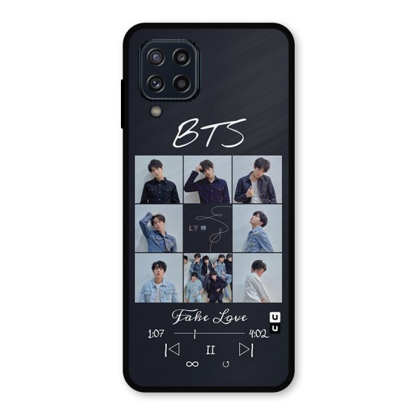 BTS Fake Love Metal Back Case for Galaxy M32