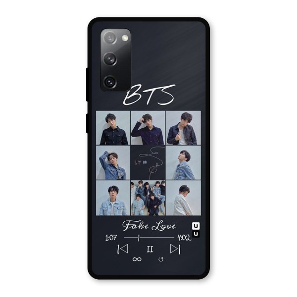 BTS Fake Love Metal Back Case for Galaxy S20 FE 5G