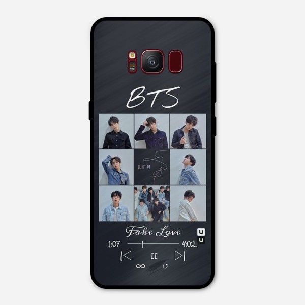 BTS Fake Love Metal Back Case for Galaxy S8