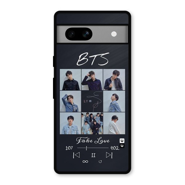 BTS Fake Love Metal Back Case for Google Pixel 7a