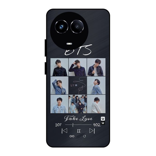 BTS Fake Love Metal Back Case for Realme 11 5G