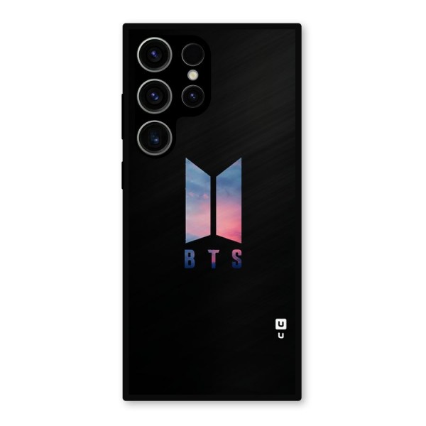 BTS Logo Sky Metal Back Case for Galaxy S23 Ultra