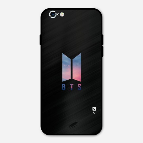 BTS Logo Sky Metal Back Case for iPhone 6 6s