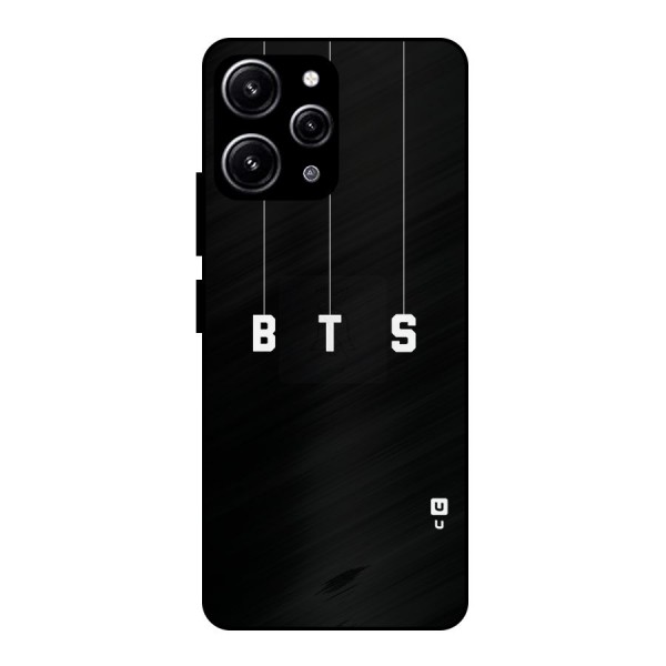 BTS Strings Glass Back Case for Redmi 12 4G