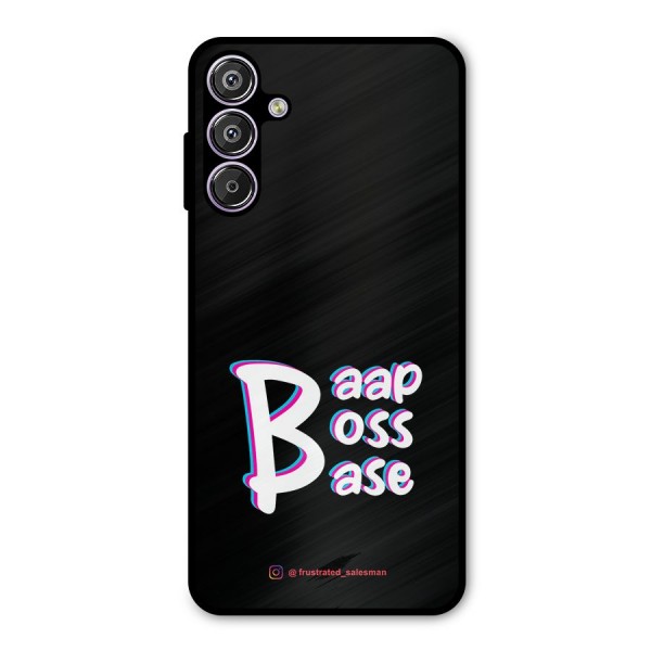 Baap Boss Base Black Metal Back Case for Galaxy F15