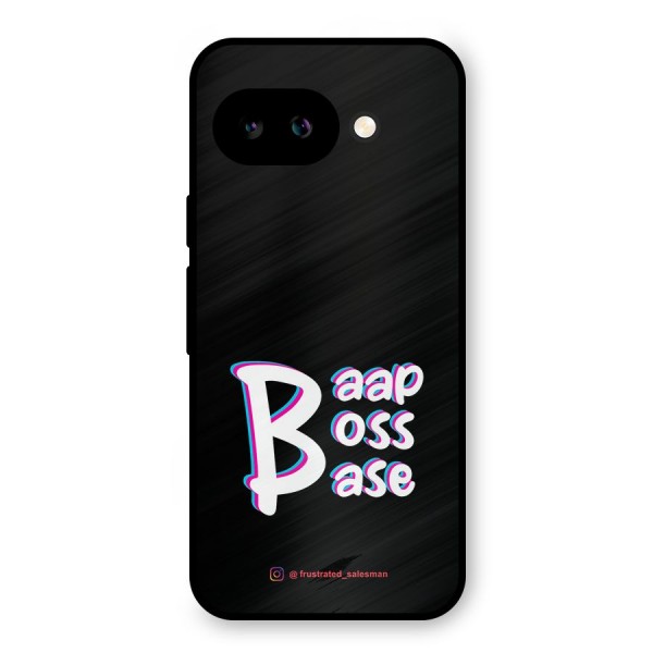 Baap Boss Base Black Metal Back Case for Google Pixel 9a