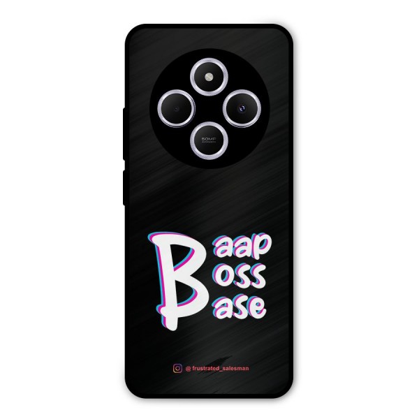 Baap Boss Base Black Metal Back Case for Poco C75 5G