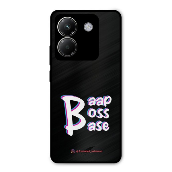 Baap Boss Base Black Metal Back Case for Poco M7 Pro 5G