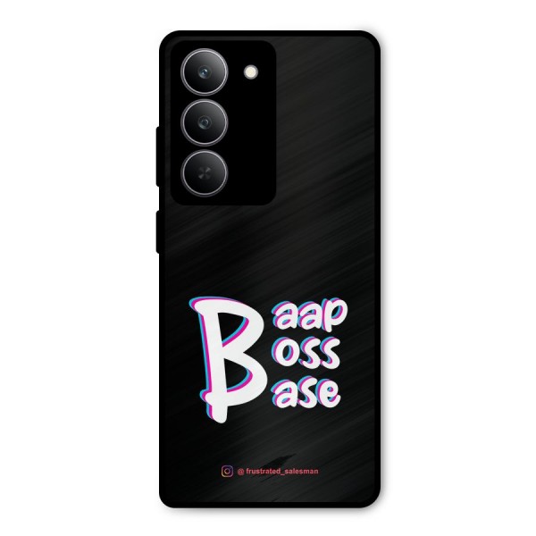 Baap Boss Base Black Metal Back Case for Realme 14x