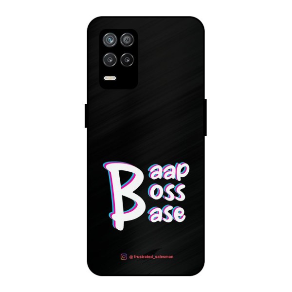 Baap Boss Base Black Metal Back Case for Realme 9 5G