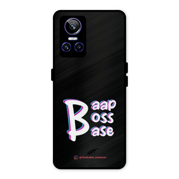 Baap Boss Base Black Metal Back Case for Realme GT Neo 3