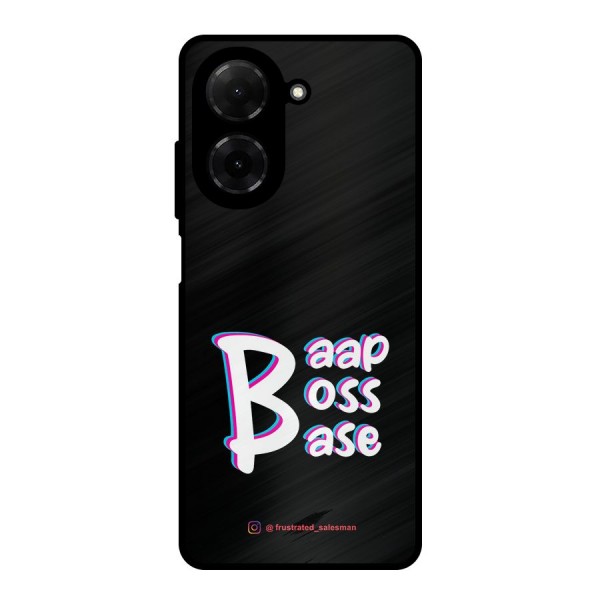 Baap Boss Base Black Metal Back Case for Redmi A5 4G