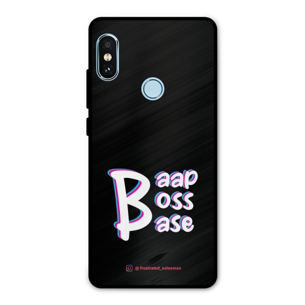Baap Boss Base Black Metal Back Case for Redmi Note 5 Pro