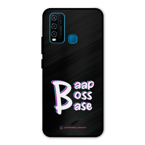 Baap Boss Base Black Metal Back Case for Vivo Y50