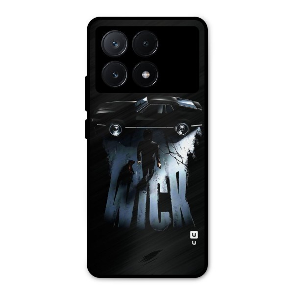 Baba Yaga Metal Back Case for Poco X6 Pro
