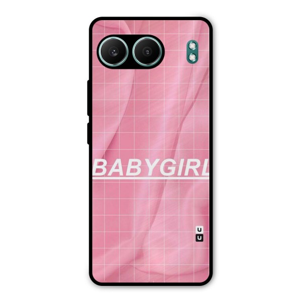 Baby Girl Check Metal Back Case for OnePlus Nord 4