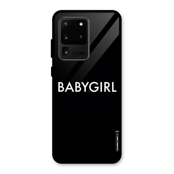 Baby Girl Glass Back Case for Galaxy S20 Ultra