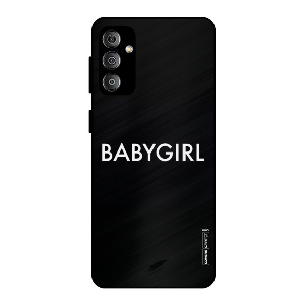 Baby Girl Metal Back Case for Galaxy F23