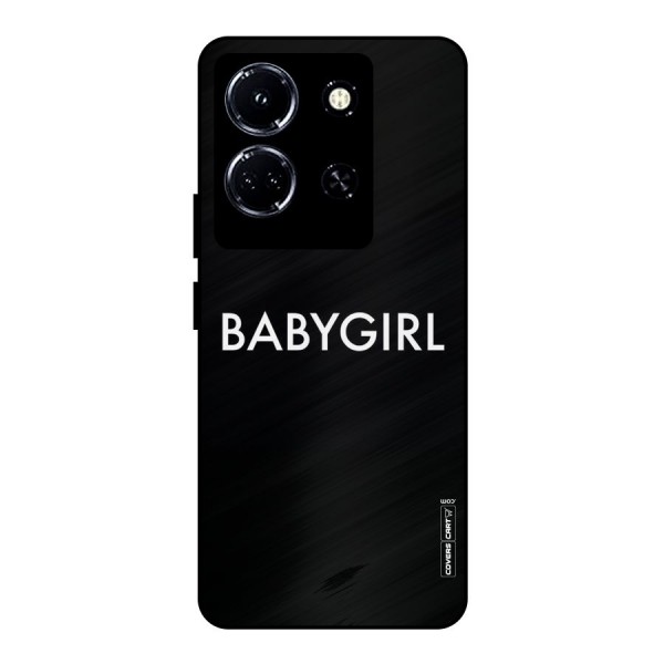 Baby Girl Metal Back Case for Infinix Note 30 5G