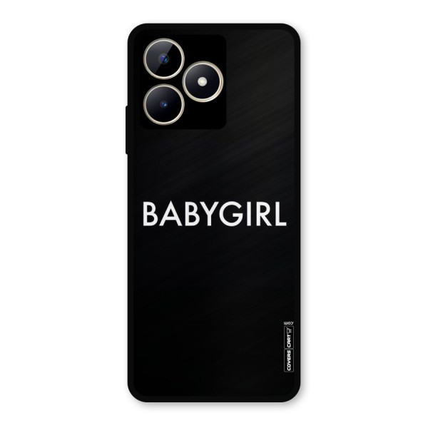 Baby Girl Metal Back Case for Realme C53