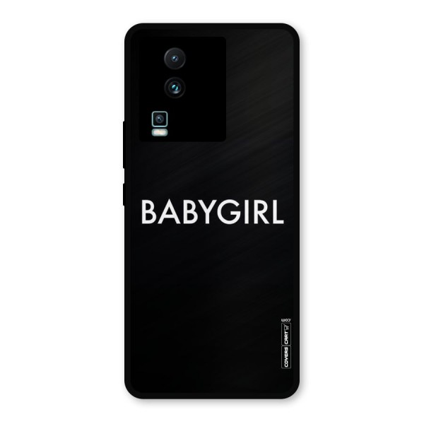 Baby Girl Metal Back Case for iQOO Neo 7 Pro