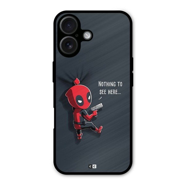 Baby Wade Metal Back Case for iPhone 16