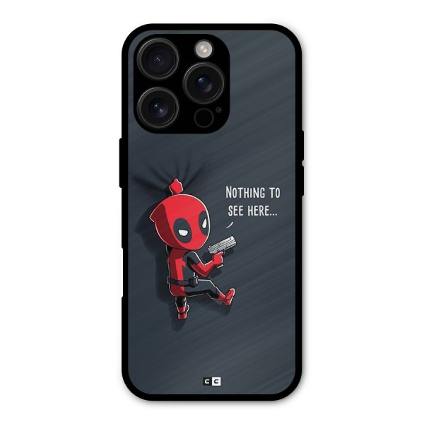 Baby Wade Metal Back Case for iPhone 16 Pro