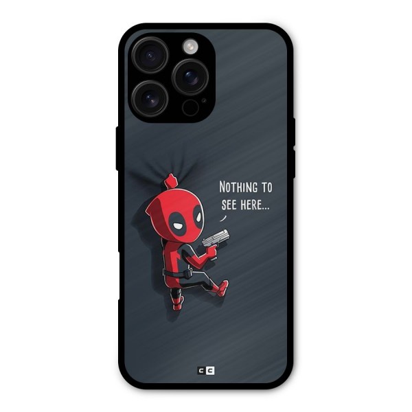 Baby Wade Metal Back Case for iPhone 16 Pro Max