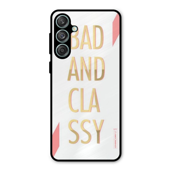 Bad And Classy Metal Back Case for Galaxy M55 5G