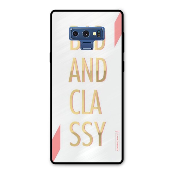 Bad And Classy Metal Back Case for Galaxy Note 9