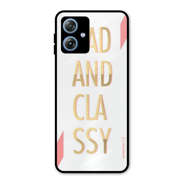 Bad And Classy Metal Back Case for Moto G54