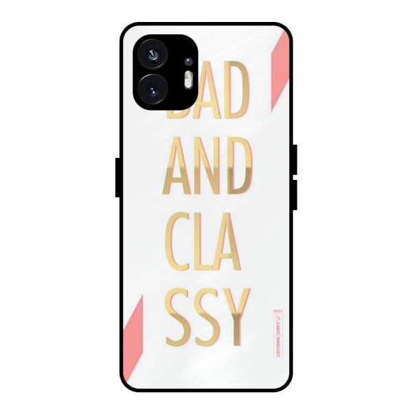 Bad And Classy Metal Back Case for Nothing Phone 2