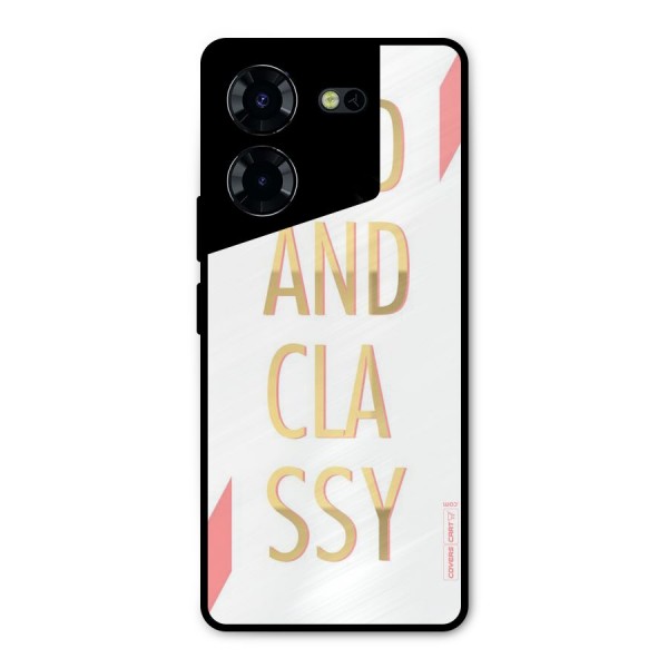 Bad And Classy Metal Back Case for Tecno Pova 5 Pro 5G