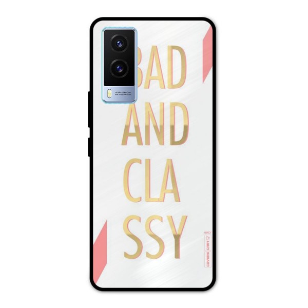 Bad And Classy Metal Back Case for Vivo V21e 5G