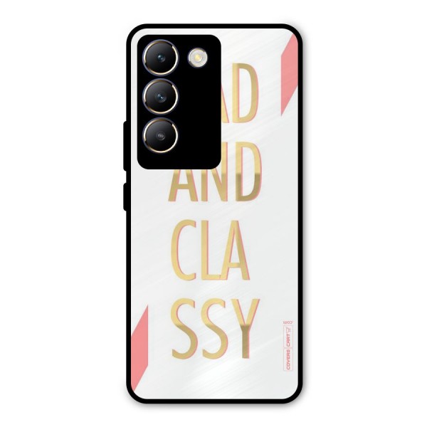 Bad And Classy Metal Back Case for Vivo Y200e