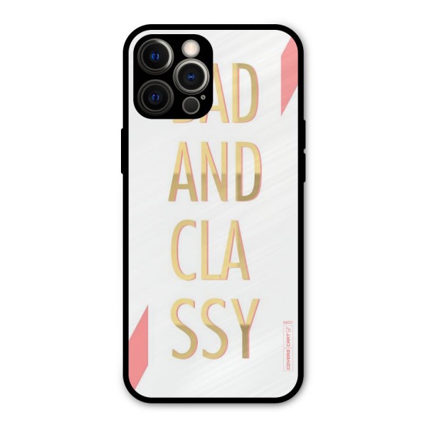 Bad And Classy Metal Back Case for iPhone 12 Pro Max